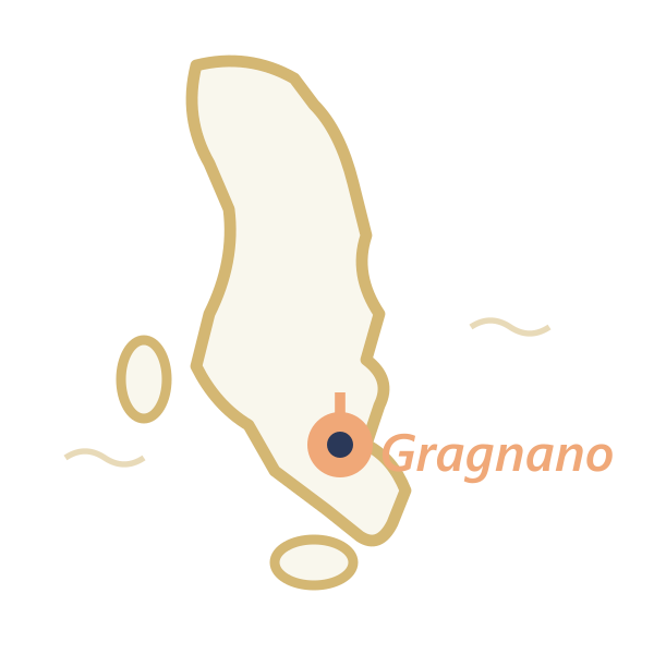 이탈리아 지도 — Gragnano